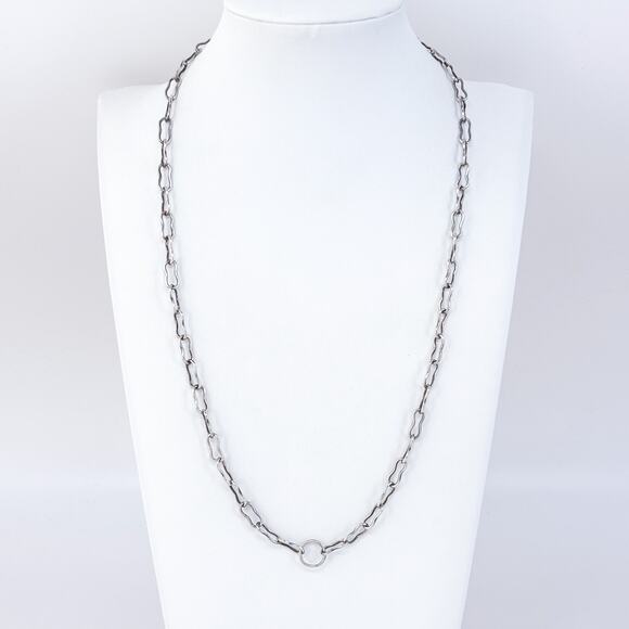 Vintage Sterling Silver 925 | Peanut Link Necklace | 21" - Picture 1 of 5